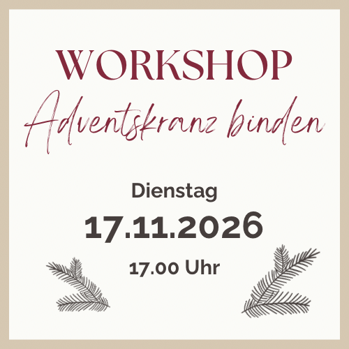 Adventskranz Workshop 17.11.2026