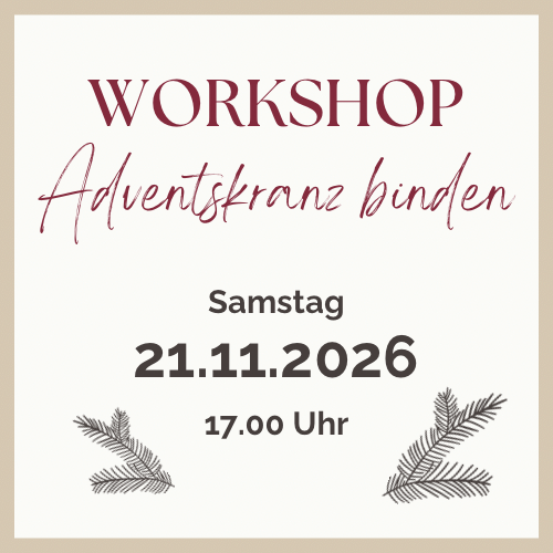 Adventskranz Workshop 21.11.2026